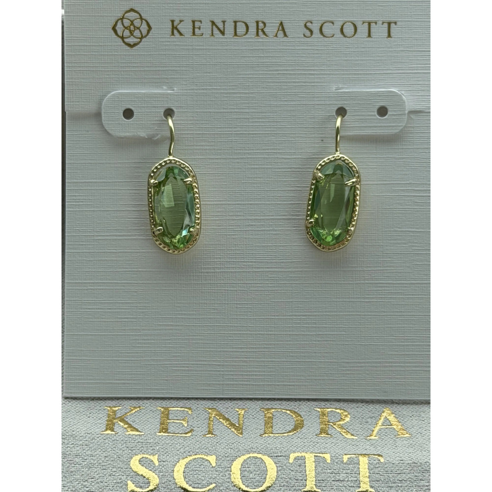 Kendra Scott Green Earrings